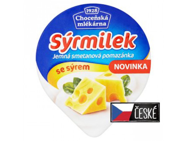 Choceňská Mlékárna Нежный сливочный сыр Sýrmílek 80 г